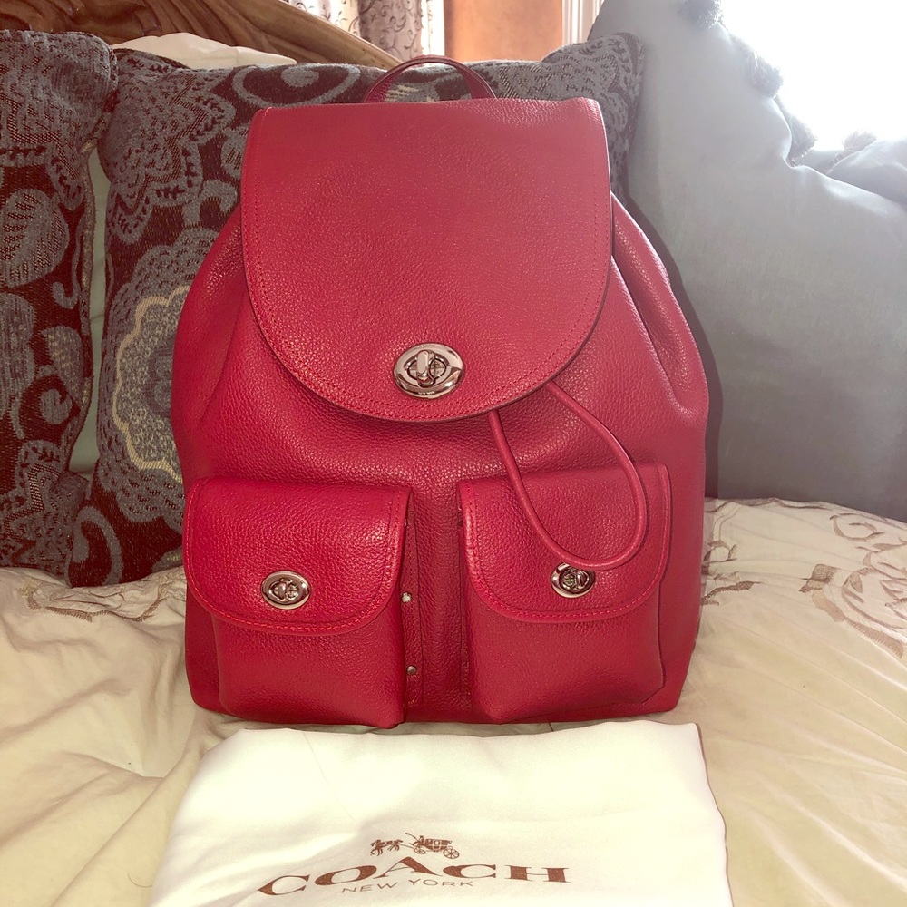 🌺BRAND NEW🌺 COACH Red Backpack